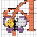 Monograma de Flores Grande para Almofada