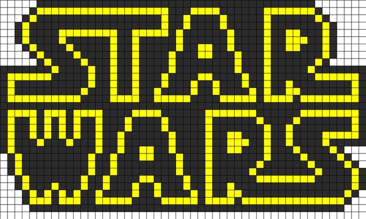 star wars Logo ponto cruz 1