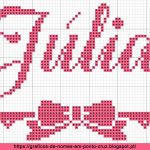 Coleção de nomes em Ponto Cruz – Letra I