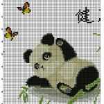 Gráfico para Quadro de Páscoa com Coelho e Flores