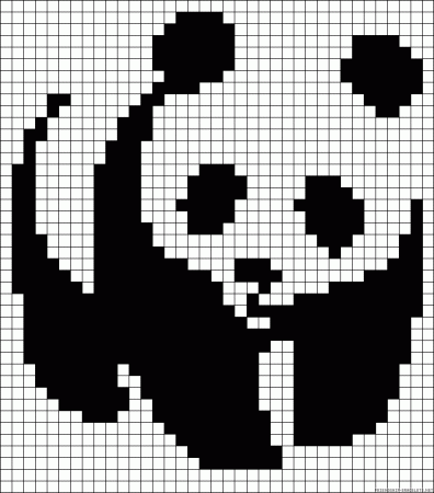 Urso Ursinho Panda BordadoPontoCruz 005
