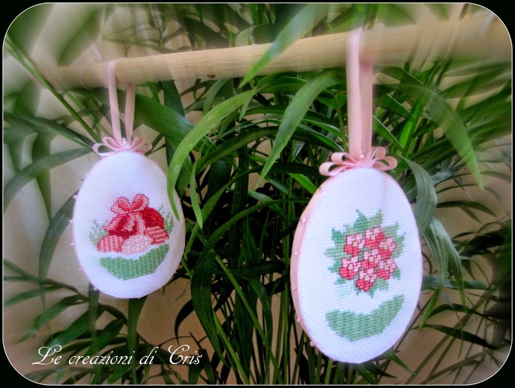 PAP Ovos Decorativos para a Páscoa BordadoPontoCruz 01