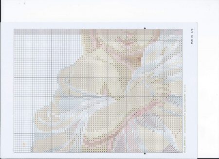 Quadro Mãe segurando Bebê Delicado BordadoPontoCruz 06