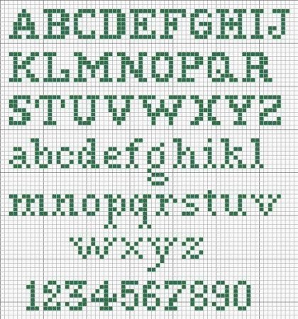Monograma Alfabeto Pequenos BordadoPontoCruz 04