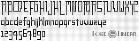 Monograma Alfabeto Pequenos BordadoPontoCruz com 52