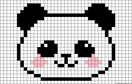 Urso Ursinho Panda BordadoPontoCruz 013