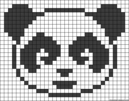 Urso Ursinho Panda BordadoPontoCruz 017