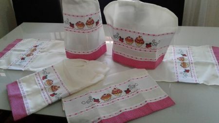 Capa para Batedeira BordadoPontoCruz 02