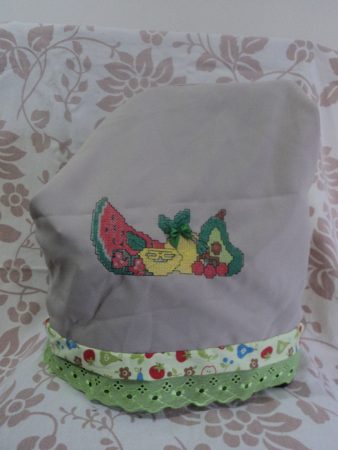 Capa para Batedeira BordadoPontoCruz 06