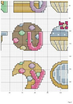 Monograma Alfabeto Doces BordadoPontoCruz 04d