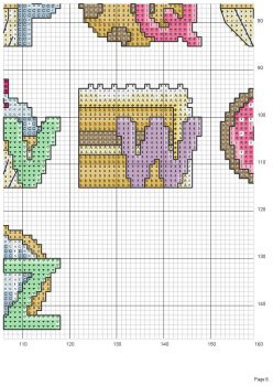 Monograma Alfabeto Doces BordadoPontoCruz 04f